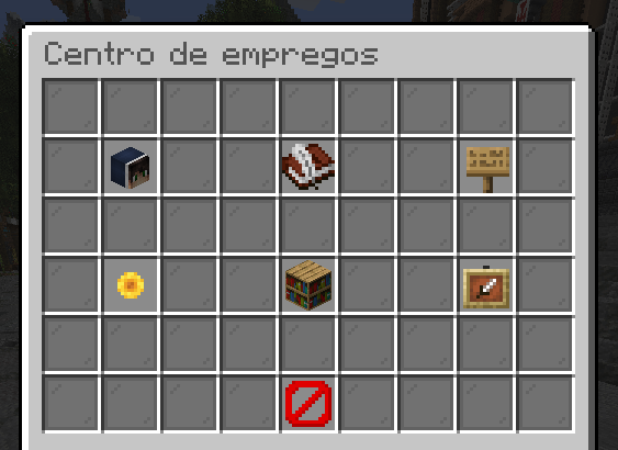 Menu de empregos